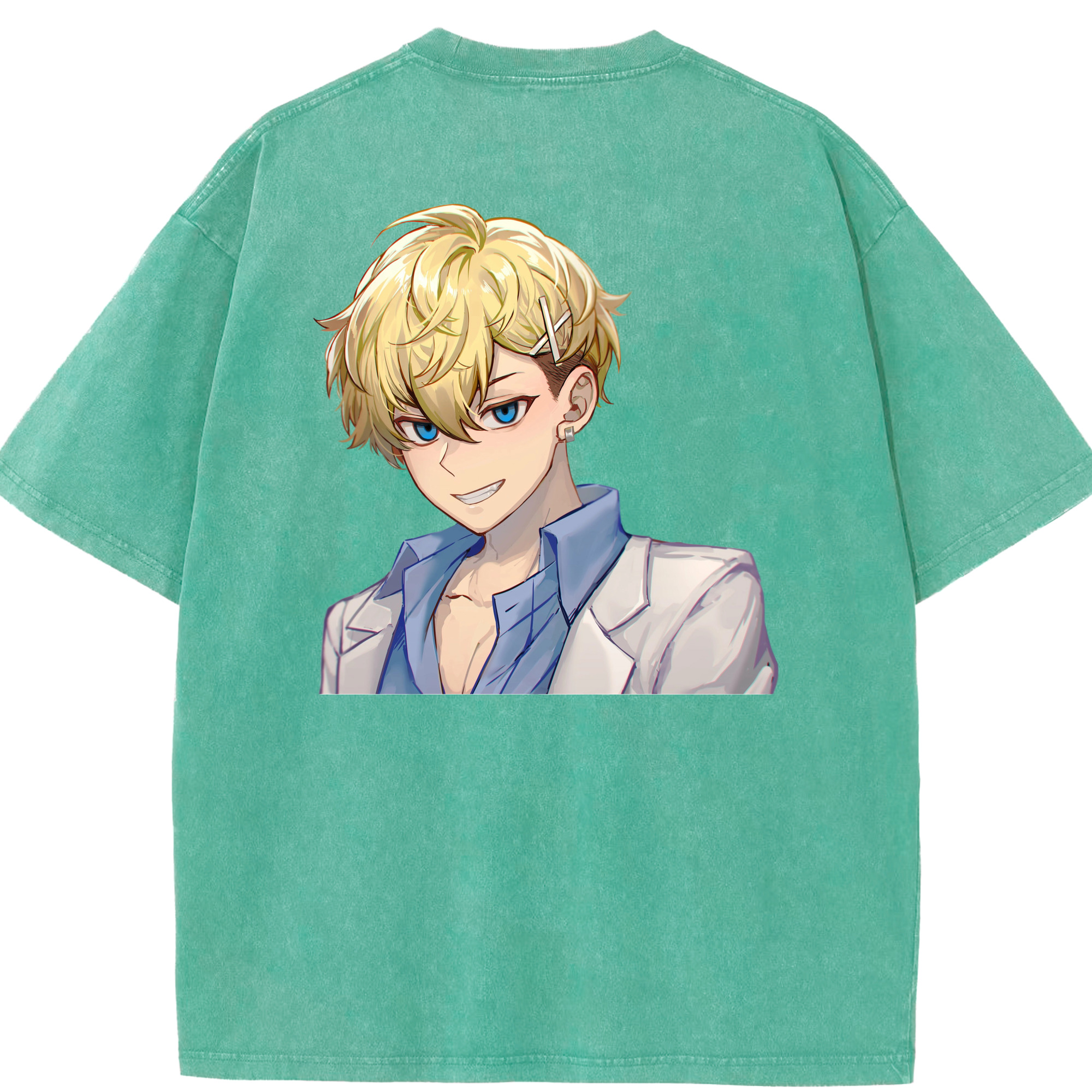 （画像用） 東京リベンジャーズ Tokyo Revengers 綿100% ヴィンテージ風 半袖Tシャツ（背面プリント）